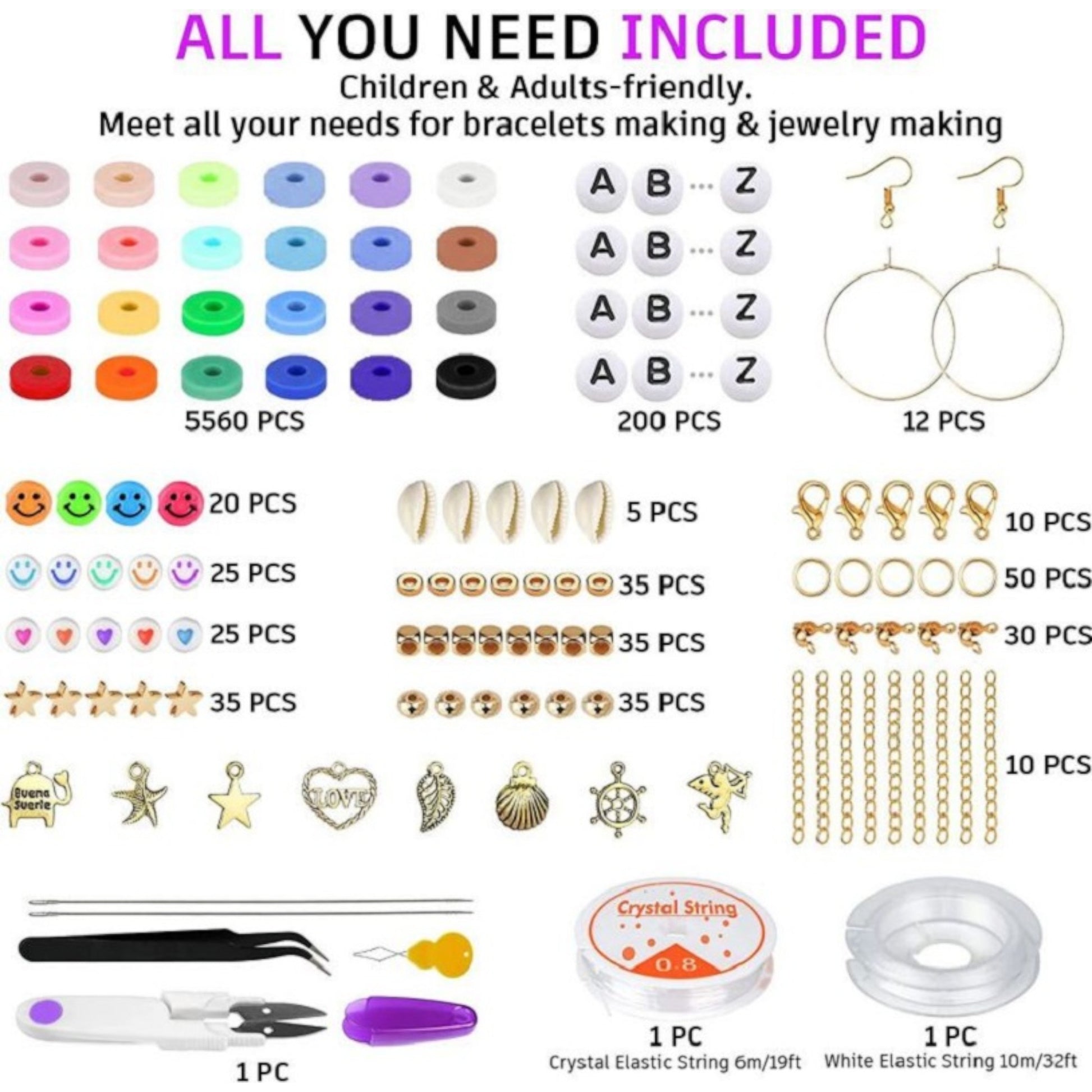 DIY Beading kits for making bracelets and other jewelry. – VadymShop