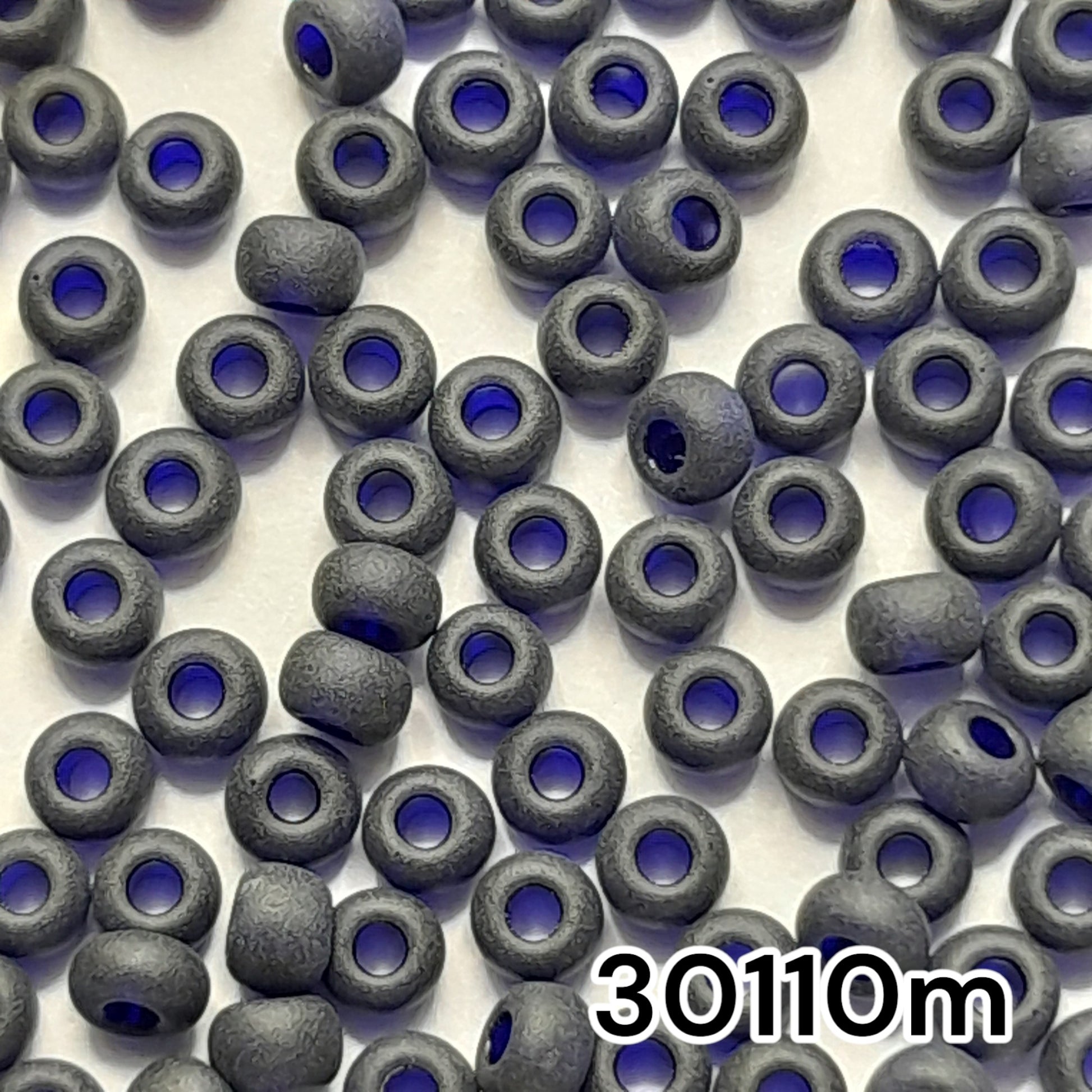 30110m Czech Seed Beads Preciosa Rocailes Transparent Matte - VadymShop