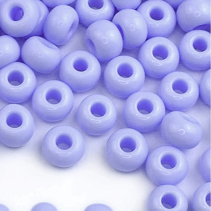 2/0 33000 Preciosa Czech Glass Mărgele Rocaille 6.1mm. Albastru deschis opac natural.