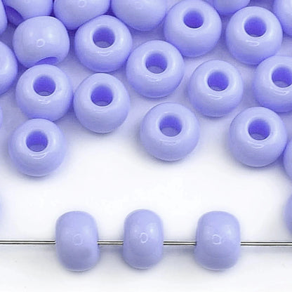 2/0 33000 Preciosa Czech Glass Mărgele Rocaille 6.1mm. Albastru deschis opac natural.