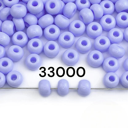 2/0 33000 Preciosa Czech Glass Mărgele Rocaille 6.1mm. Albastru deschis opac natural.