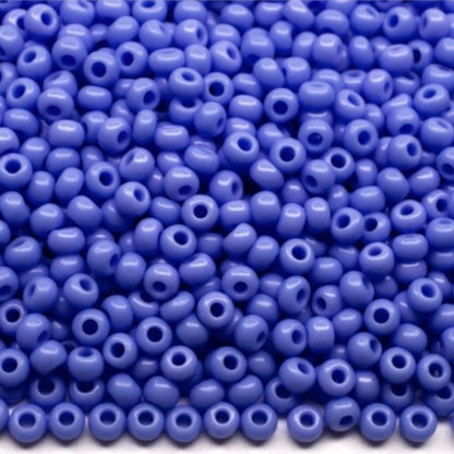 6/0 33020 Preciosa Čekiško Stiklo Karoliukai Rokajaus 4.1mm. Mėlyna - Nepermatoma Natūrali.