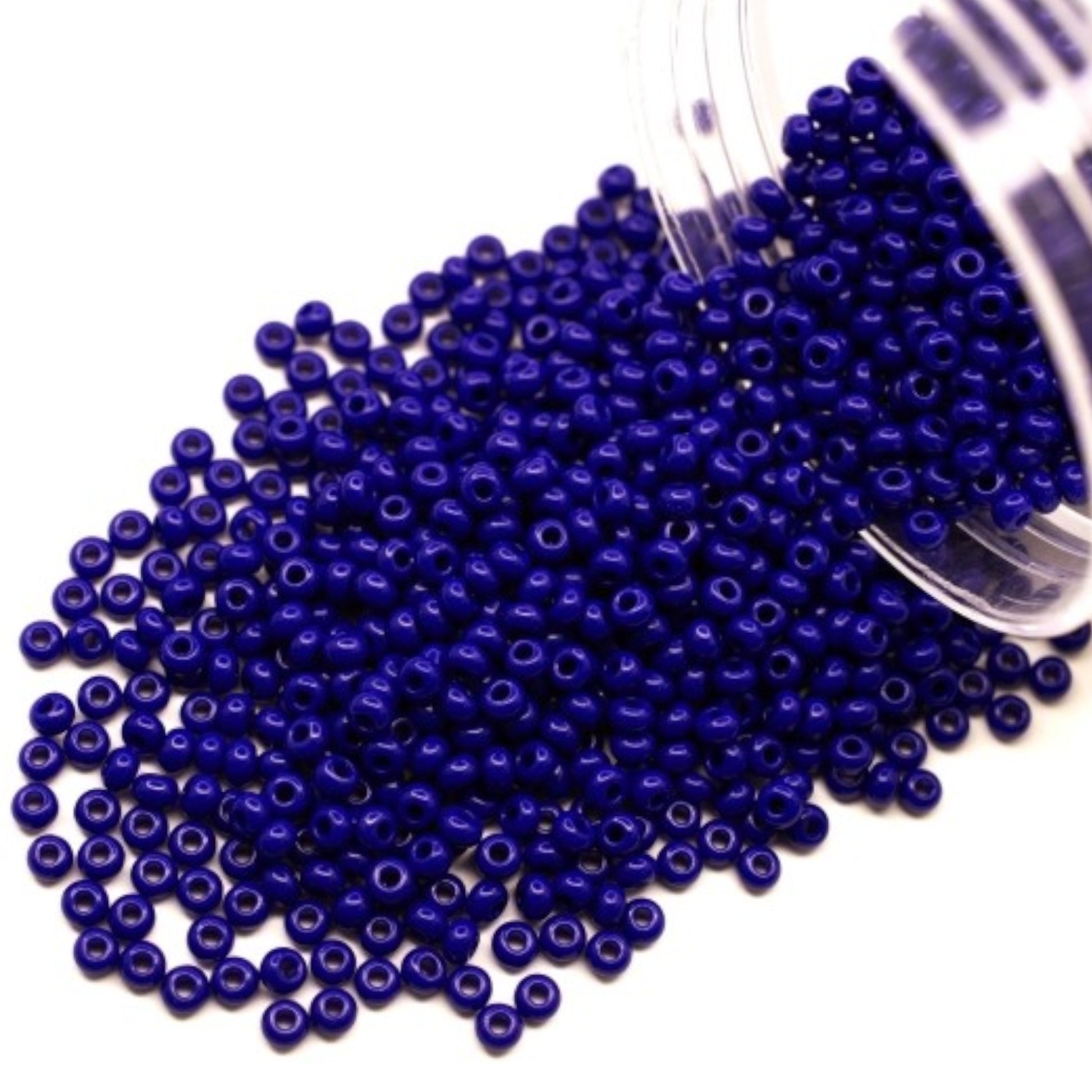 10/0 33060 Preciosa Seed Beads. Opaque blue. - VadymShop