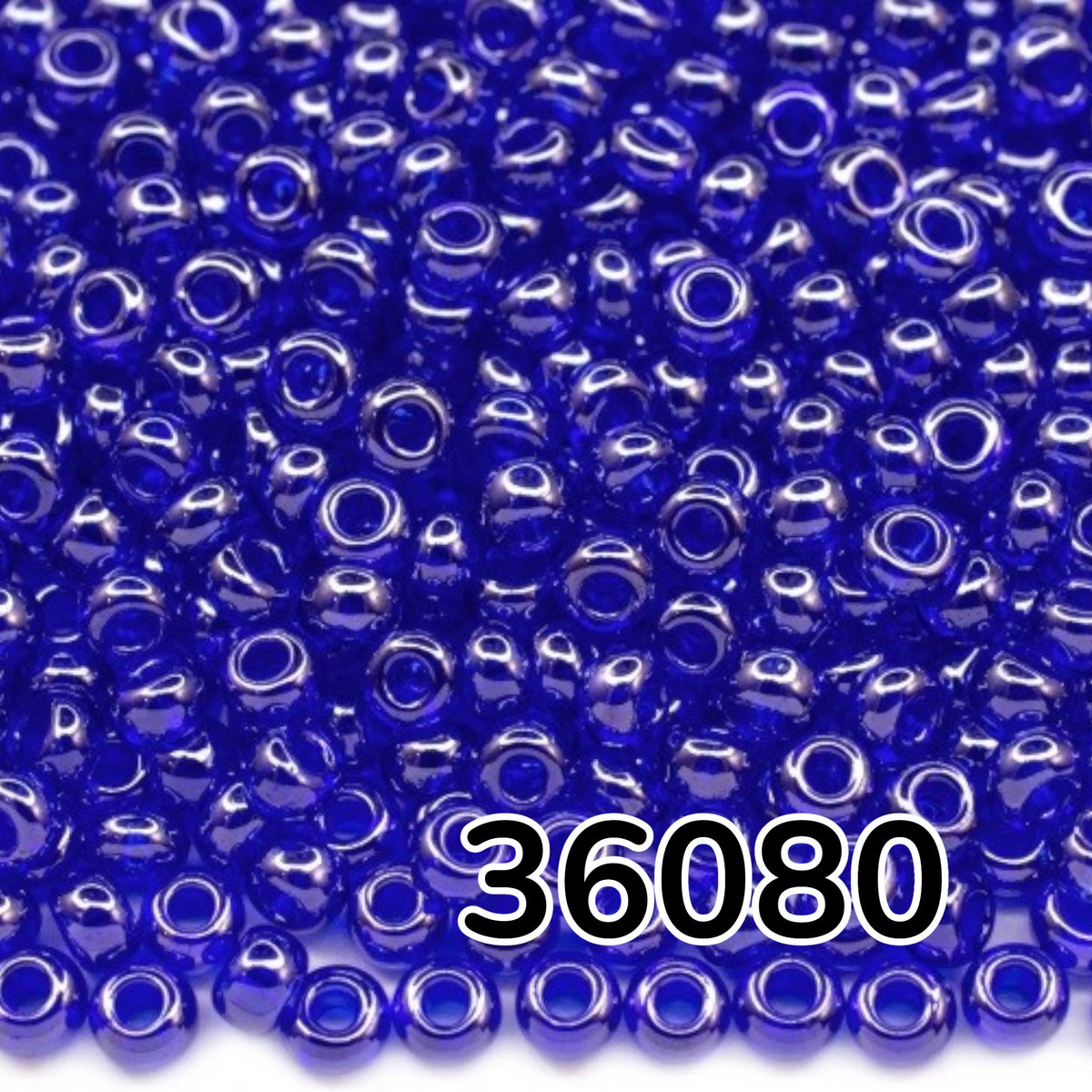 10/0 36080 Preciosa Perles de Rocaille en verre tchèque 2.3mm. Saphir transparent Sfinx.