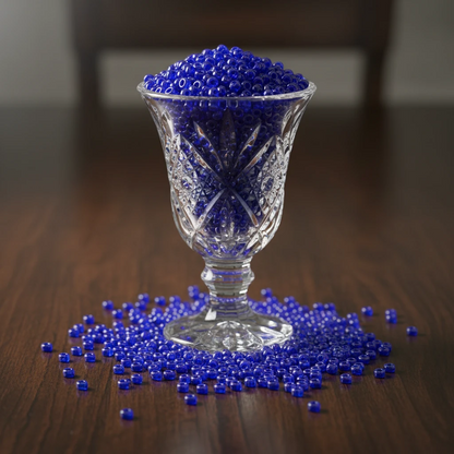 10/0 36080 Preciosa Perles de Rocaille en verre tchèque 2.3mm. Saphir transparent Sfinx.