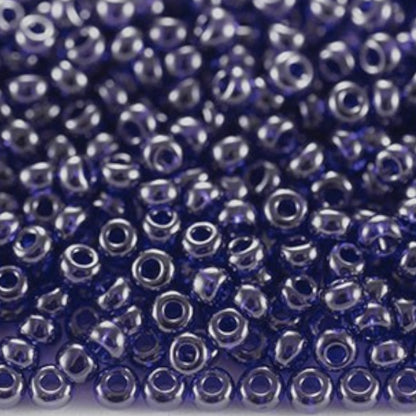 10/0 36100 Preciosa Tsjechische glazen Kralen Rocaillekralen 2.3mm. Saffier Transparant Sfinx.