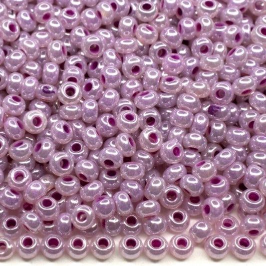 10/0 37328 Preciosa Чехки Стъклени Малки Мъниста Рокайли 2.3 мм. Цейлон Виолетов - Цвят Сфинкс Земен Контур