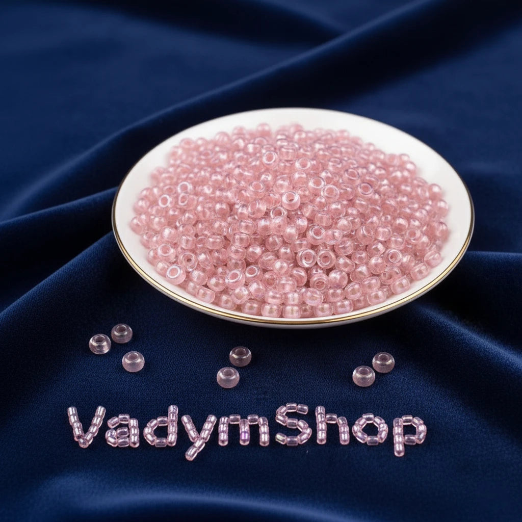 10/0 382PP Preciosa Czech Mărgele Rocaille 2.3mm. Culoare Lined Pink Pearl, Sfinx.