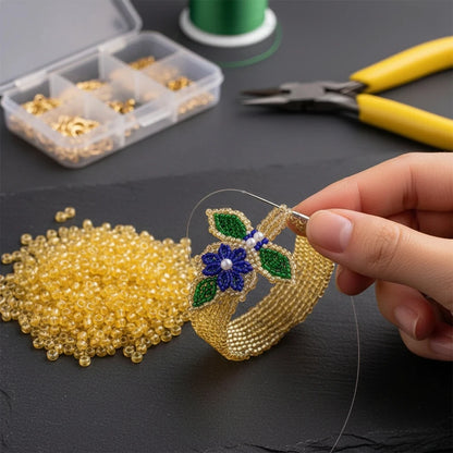 10/0 382PY Preciosa Czech Mărgele Rocaille 2.3mm. Culoare Lined Galben Pearl, Sfinx.