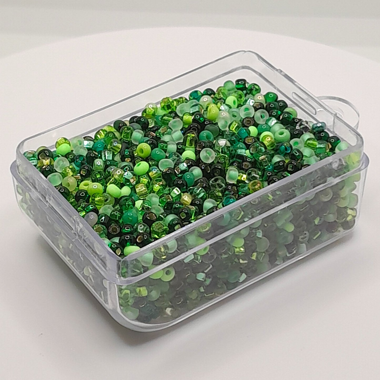 Green Mixed seed beads PRECIOSA ORNELA Rocailles 10/0. - VadymShop