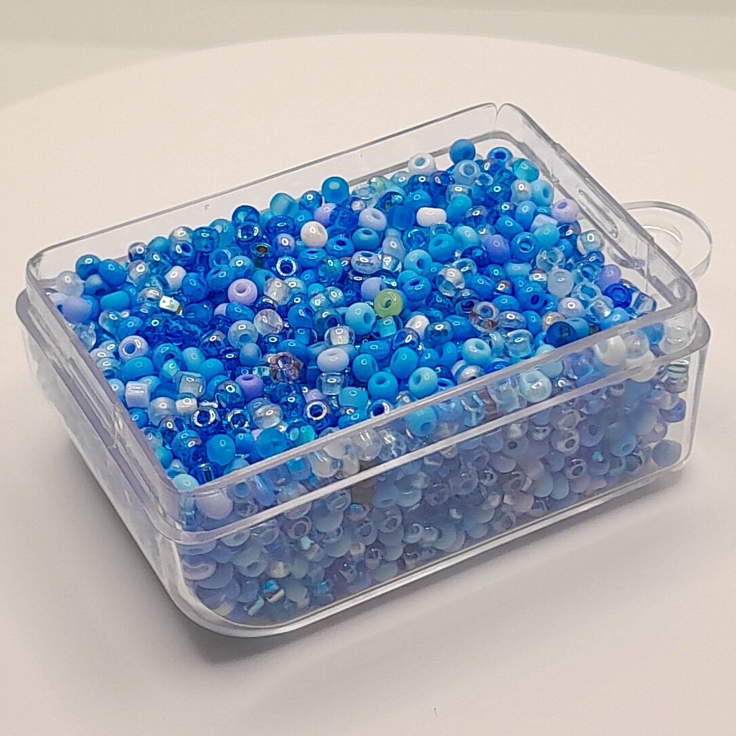 Light Blue Mixed seed beads PRECIOSA ORNELA Rocailles 10/0. - VadymShop