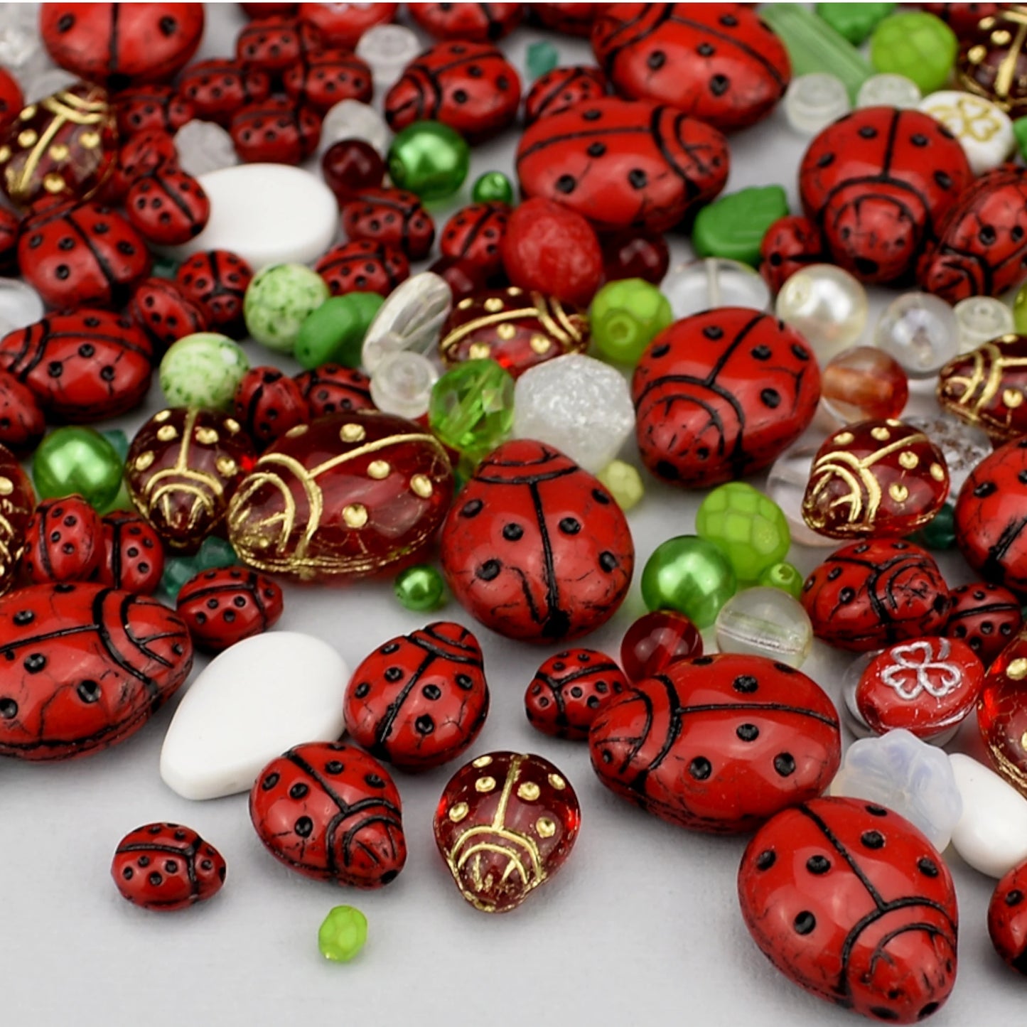 Mixed Preciosa Beads. 50grams (1.8oz.)