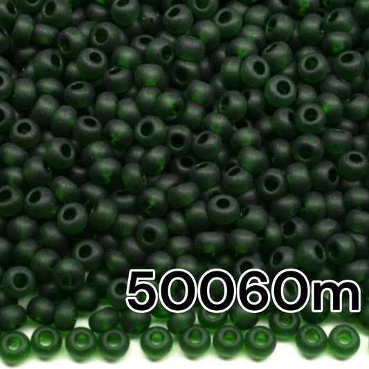 50060m Perles de Rocailles Tchèques Preciosa Rocailles Transparent Mat