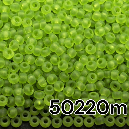 50220m Czech Seed Beads Preciosa Rocailles Transparent Matte