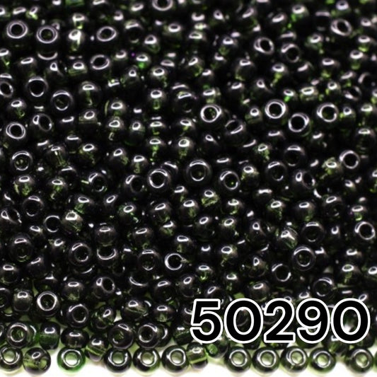 50290 Czech Seed Beads Preciosa Rocailles Transparent