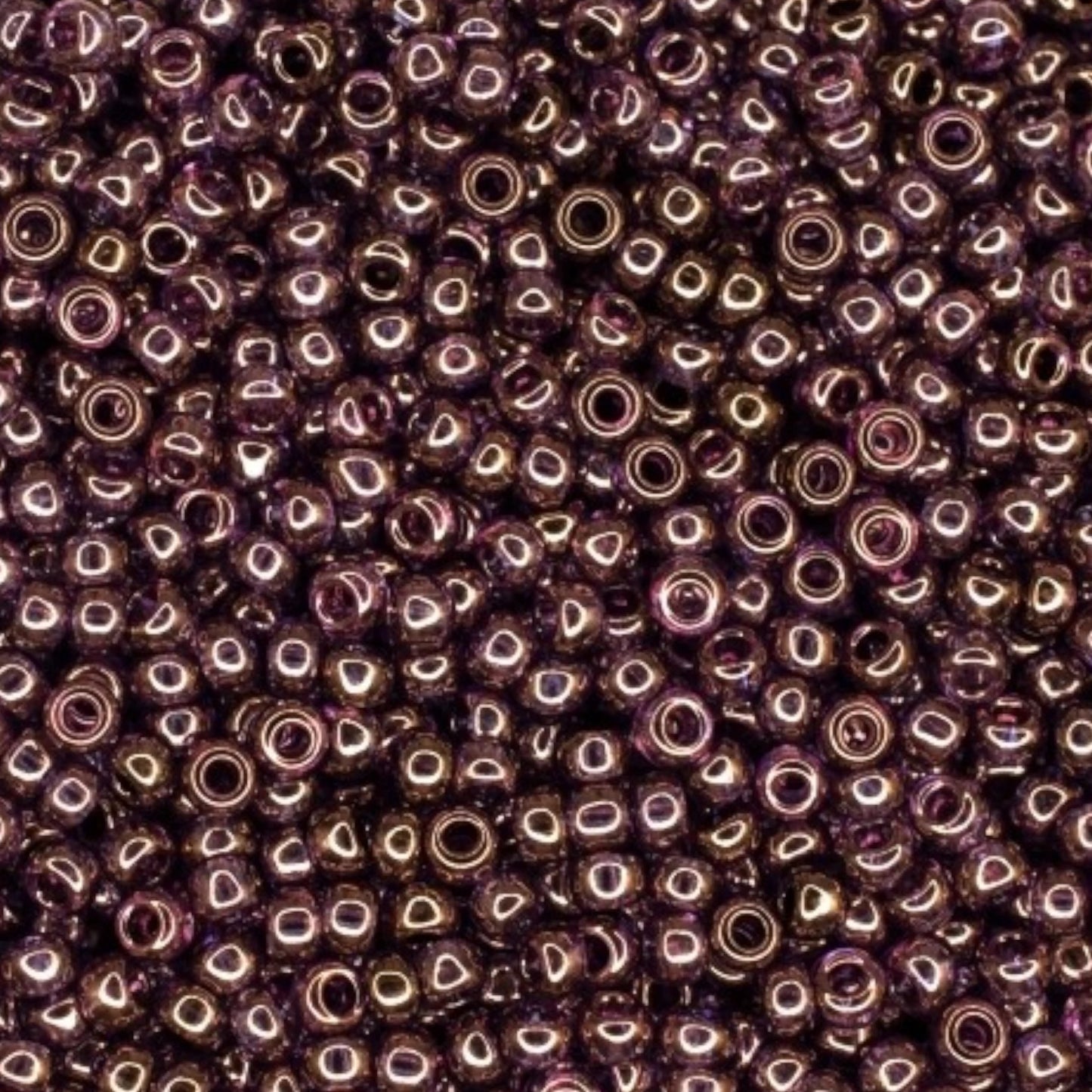 58142 Czech Seed Beads Preciosa Rocailles Crystal Color Lustered