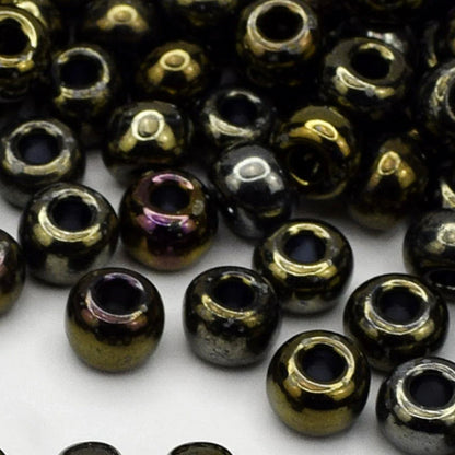 2/0 59115 Preciosa Czech Glass Missangas/Miçangas Pequenas (contas miúdas) Rocaille 6.1mm. Opaco Irisado.