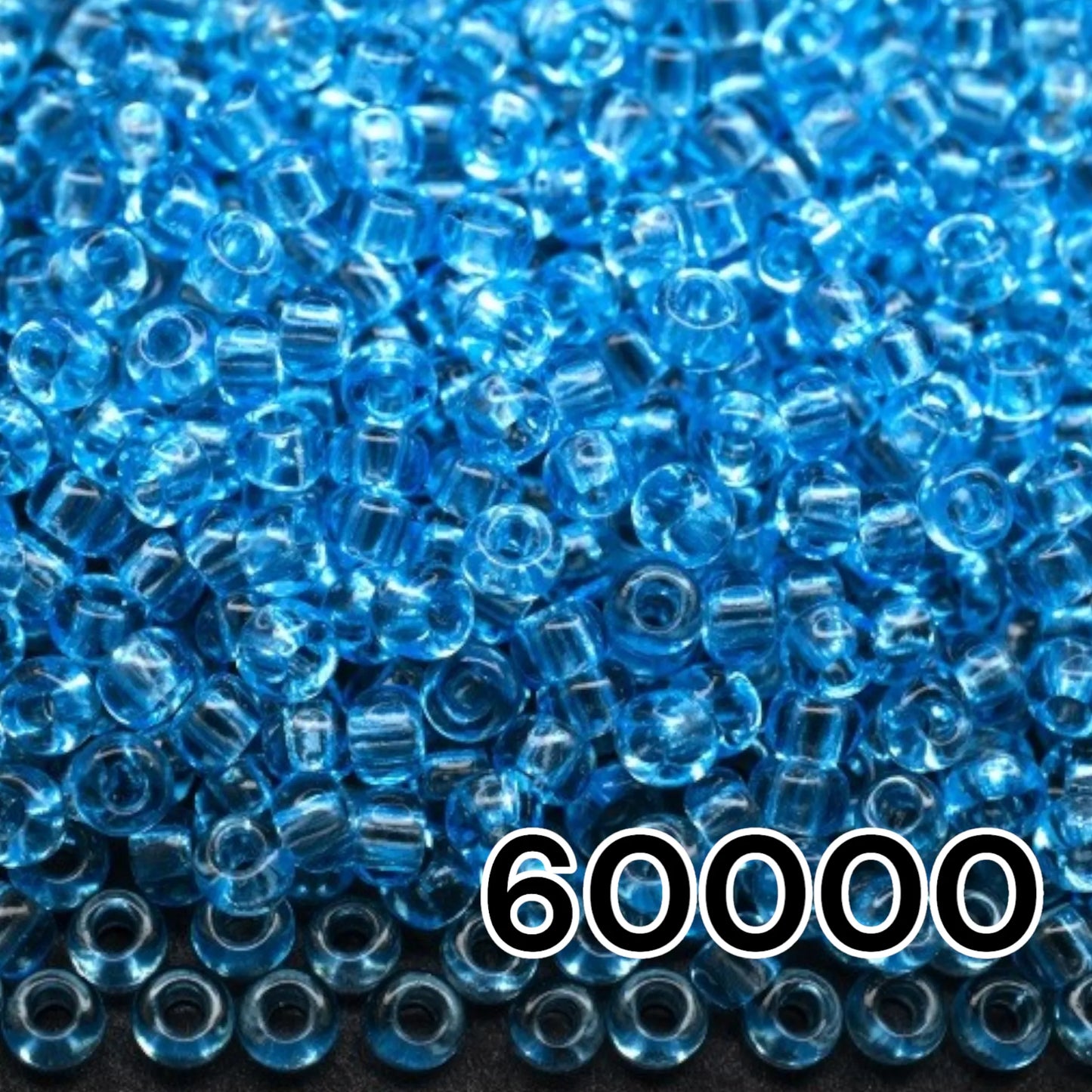 60000 Czech Seed Beads Preciosa Rocailles Transparent
