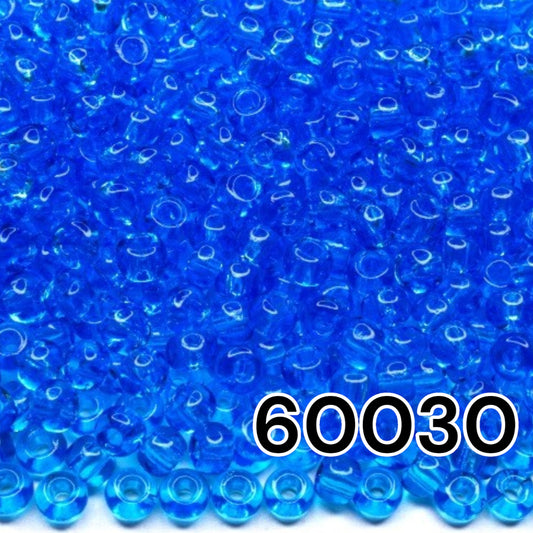 60030 Czech Seed Beads Preciosa Rocailles Transparent