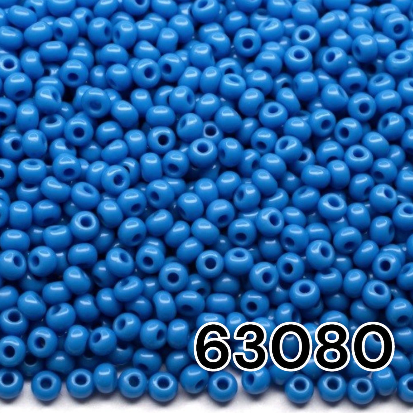 10/0 63080 Preciosa Seed Beads. Opaque light blue. - VadymShop