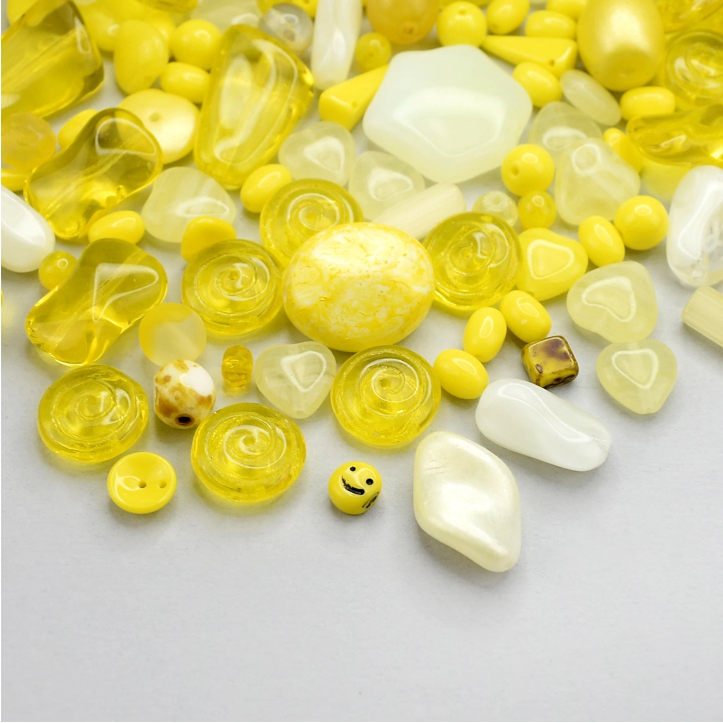 64 Mixed Preciosa Beads. 50grams (1.8oz.)