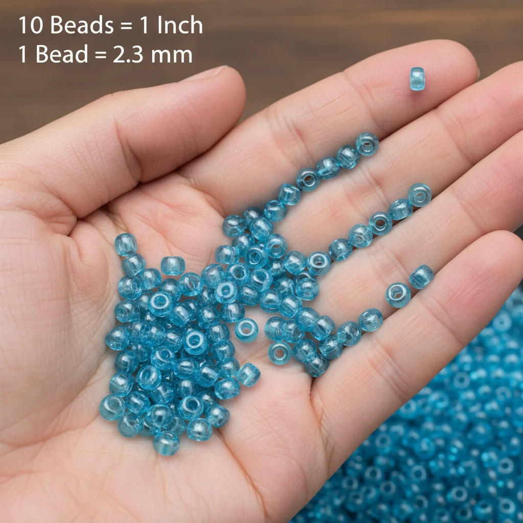 10/0 66000 Preciosa Perles de Rocaille en verre tchèque 2.3mm. Aigue-marine transparente Sfinx.