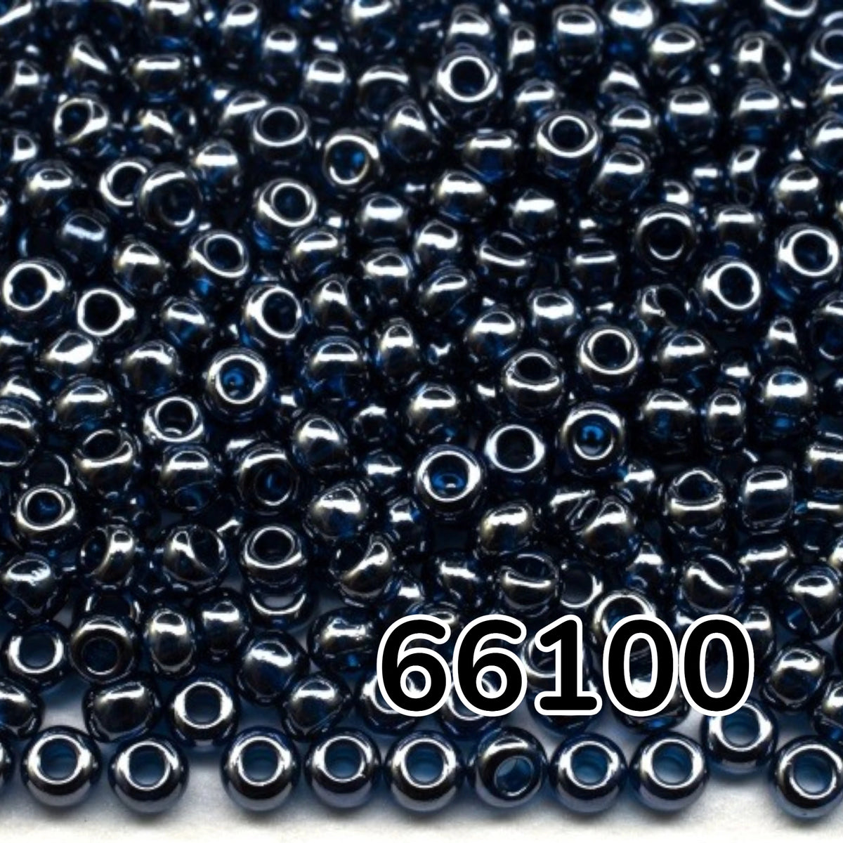 10/0 66100 Preciosa čekiško stiklo karoliukai Rokajaus 2.3mm. Tamsus skaidrus akvamarinas Sfinx.