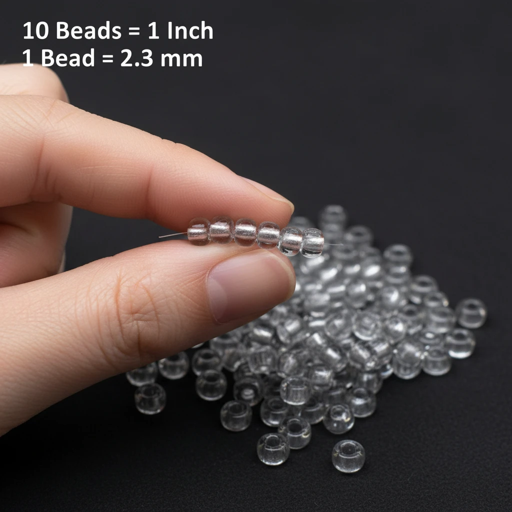 10/0 68108 Preciosa Mărgele din sticlă cehă Rocaille 2.3mm. Cristal, căptușite cu aluminiu.
