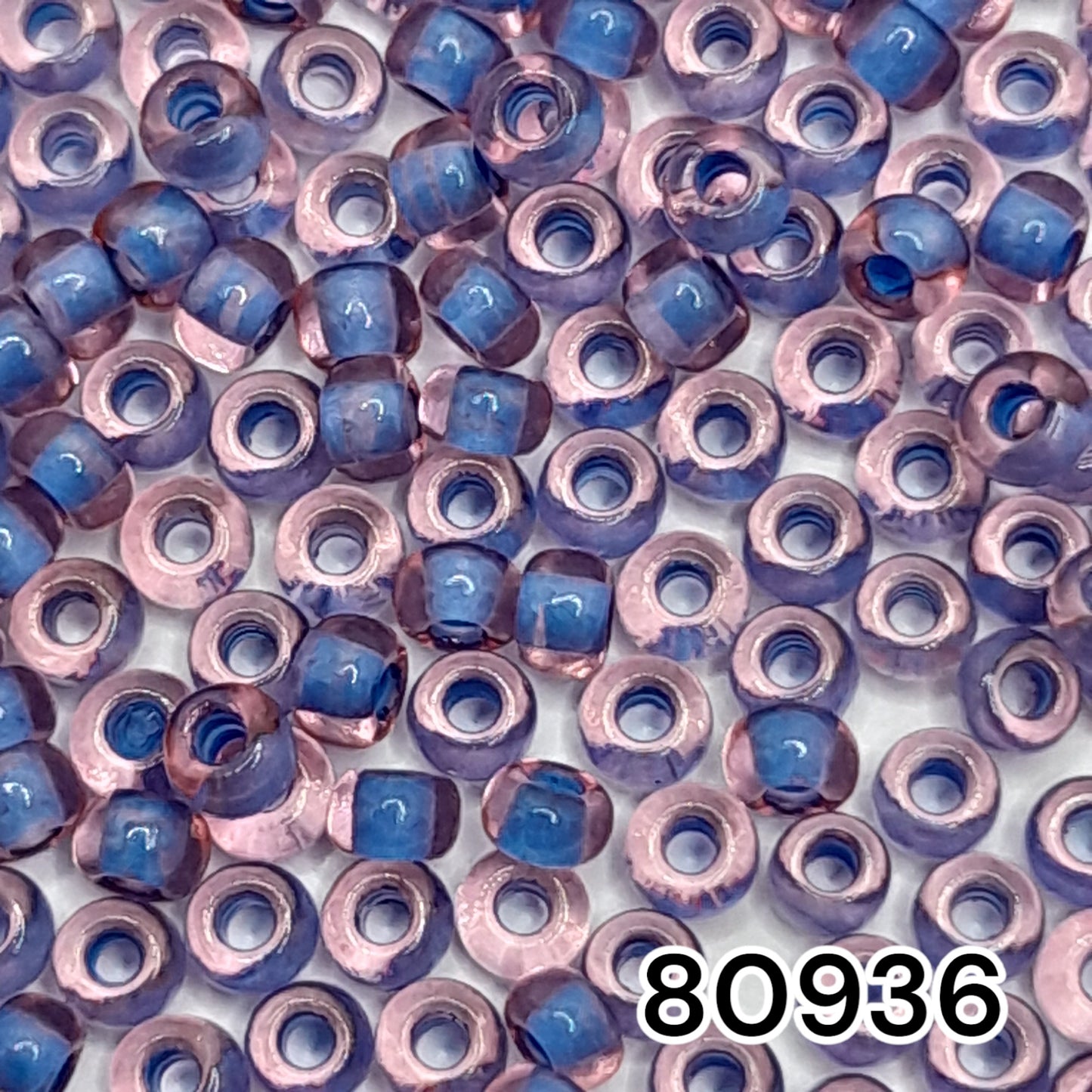 80936 Czech Seed Beads Preciosa Rocailes Crystal Terra Color Lined. Size 10/0. - VadymShop