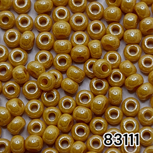 83111 Czech Seed Beads Preciosa Rocailes Opaque - Color Lustered - VadymShop