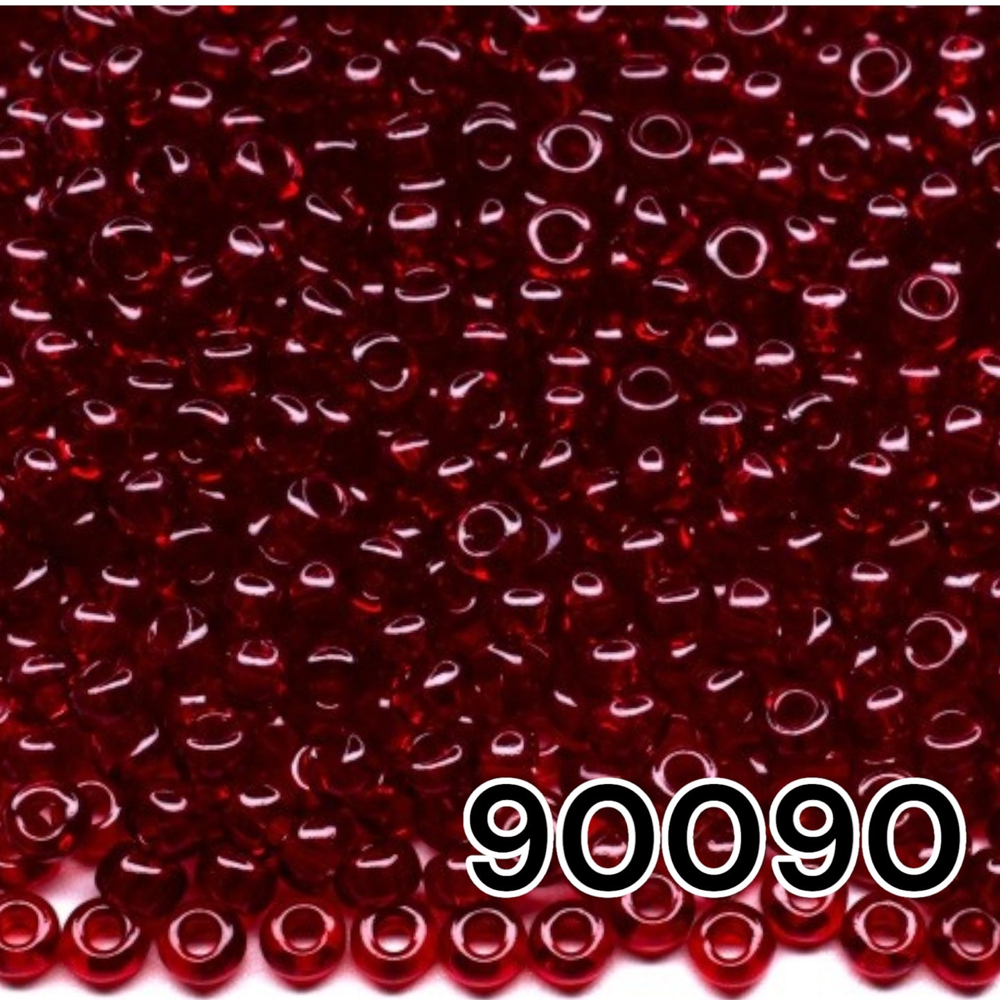 90090 Czech Seed Beads Preciosa Rocailles Transparent