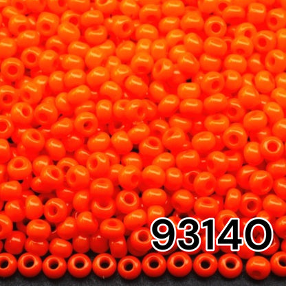 10/0 93140 Preciosa Seed Beads. Opaque orange. - VadymShop