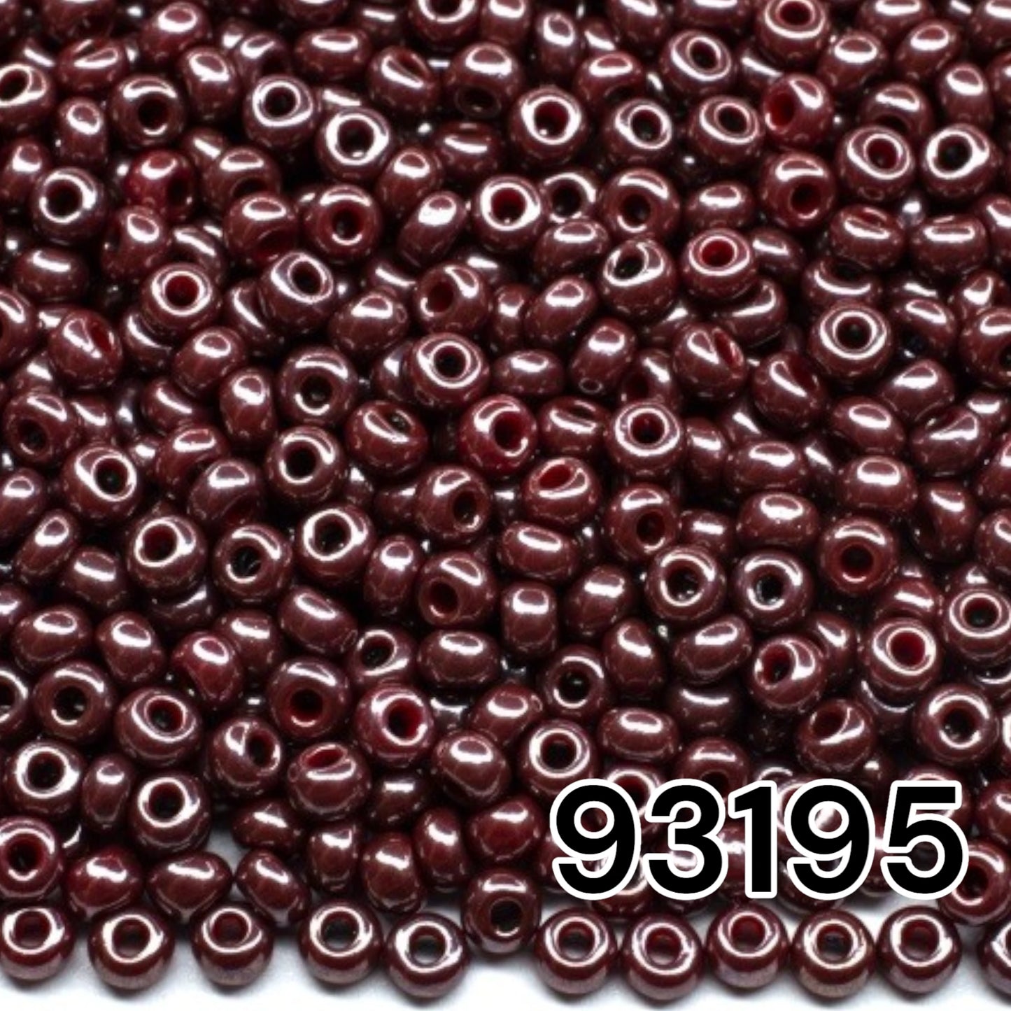 93195 Czech Seed Beads Preciosa Rocailles Opaque - Color Lustered