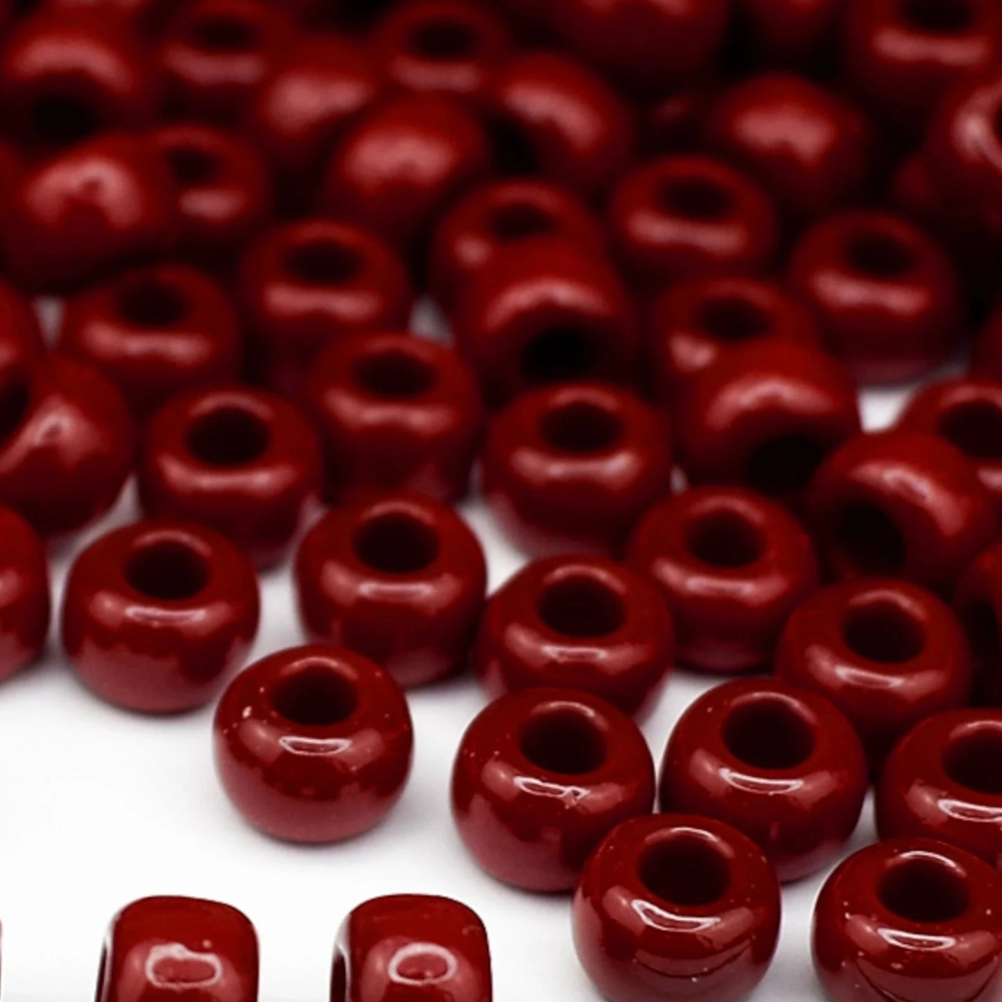 2/0 93210 Preciosa Čekiško Stiklo Karoliukai Rokajaus 6.1mm. Raudonai Ruda Nepermatoma natūrali.