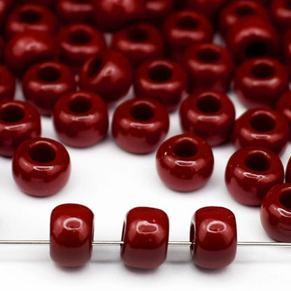 2/0 93210 Preciosa Čekiško Stiklo Karoliukai Rokajaus 6.1mm. Raudonai Ruda Nepermatoma natūrali.