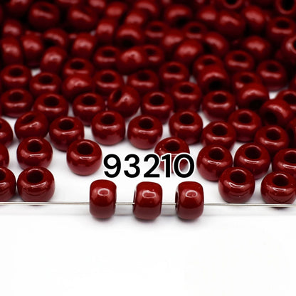 2/0 93210 Preciosa Čekiško Stiklo Karoliukai Rokajaus 6.1mm. Raudonai Ruda Nepermatoma natūrali.