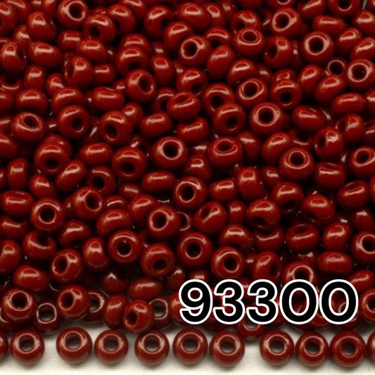 93300 Perles de rocailles en verre tchèque opaques Preciosa Ornela Rocailles 10/0.
