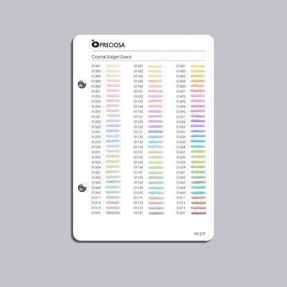 Preciosa Rocailles Perler – Farvekatalog.