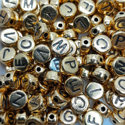 Beads with letters, numbers, emoticons for making bracelets and jewelry - VadymShop