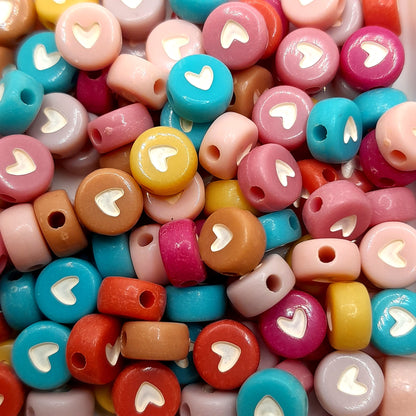 Beads with letters, numbers, emoticons for making bracelets and jewelry - VadymShop