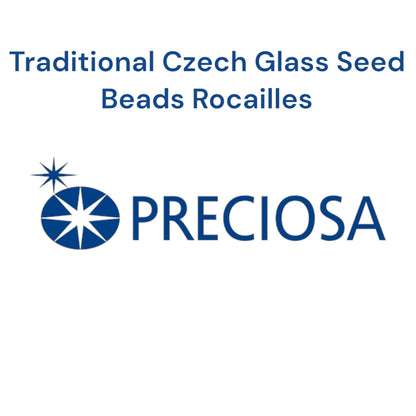 10/0 18600 Preciosa Seed Beads. Opaque Sfinx brown.