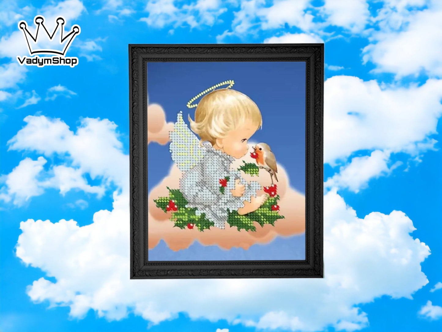 Bead embroidery kit "Angel". - VadymShop