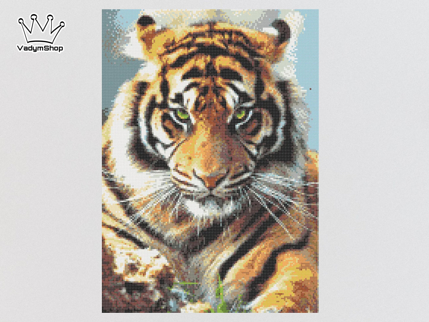 Bead embroidery kit "Tiger". - VadymShop