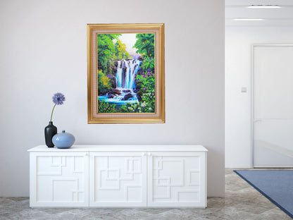 DIY Bead embroidery kit "Waterfall". Size: 7.5-10.2in (19-27cm) - VadymShop